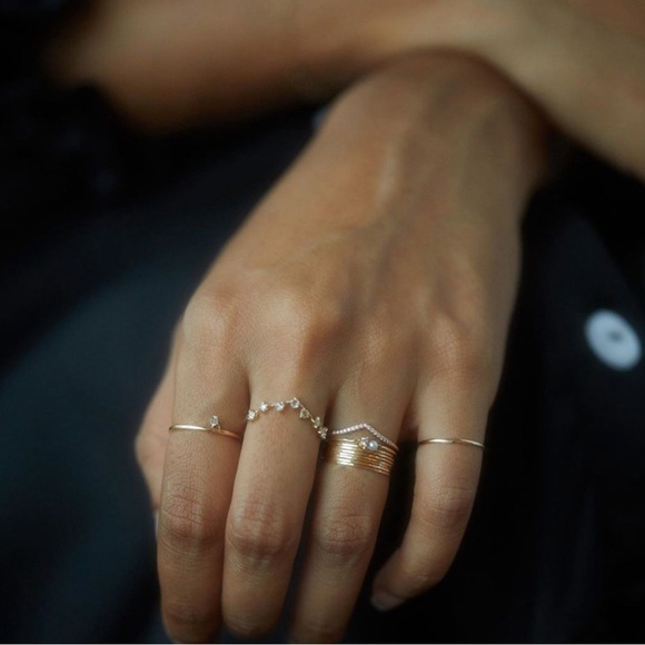 Catbird Gold Stacking Ring - Picture 2 of 3